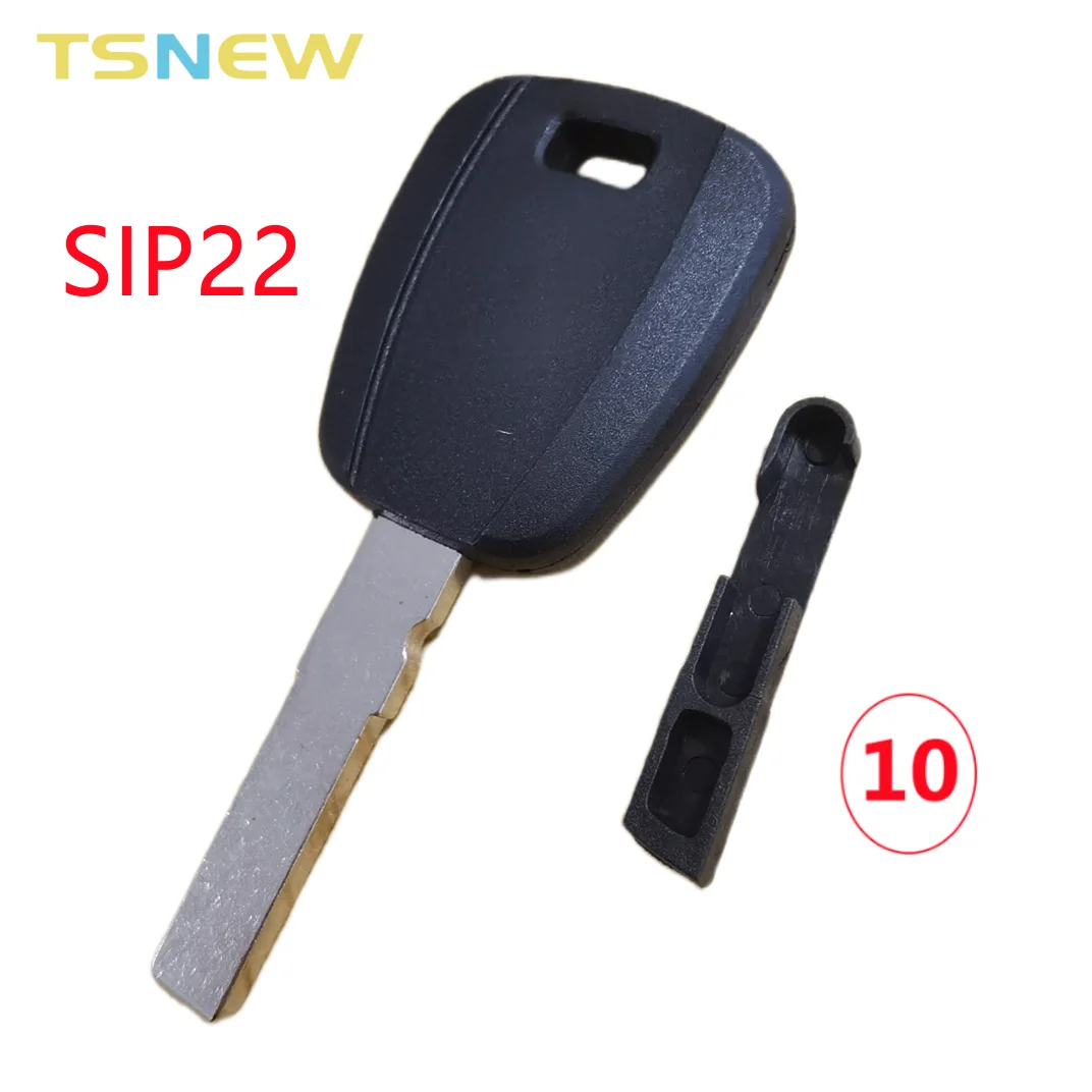 

5PCS 10PCS SIP22 Replacement Transponder Key Shell Case for Fiat SIP22 Blade Can Install TPX Chip