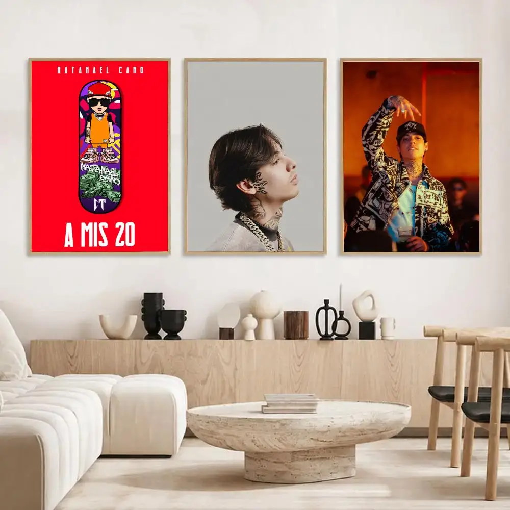 Rapper Natanael Cano Poster HD Printed, Self-Adhesive, No Residue on Removal, Dorm & Bedroom Decor，gift