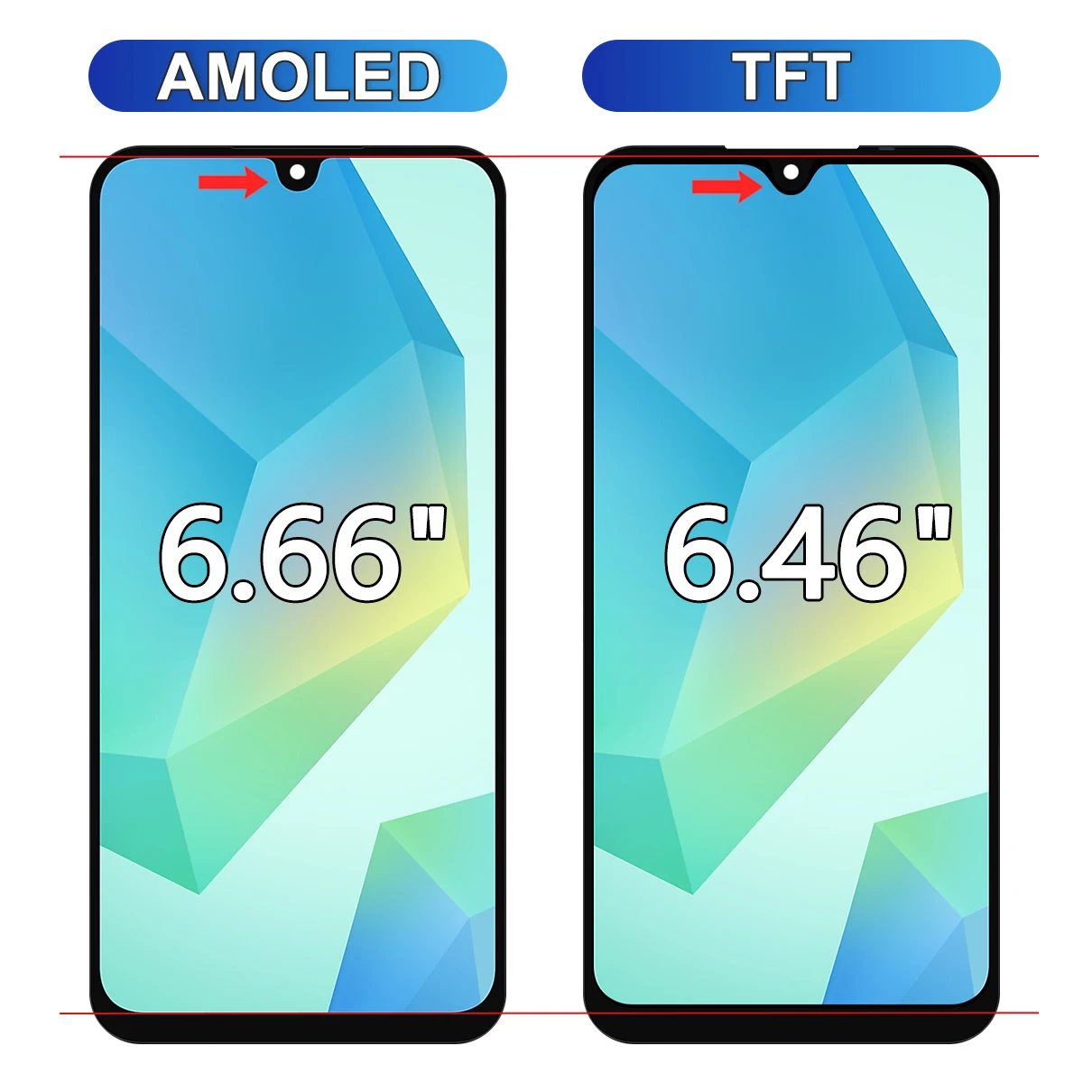 شاشة AMOLED لهاتف سامسونج جالاكسي A16 4G 5G شاشة LCD تعمل باللمس محول الأرقام الجمعية لاستبدال شاشة Galaxy A16 5G