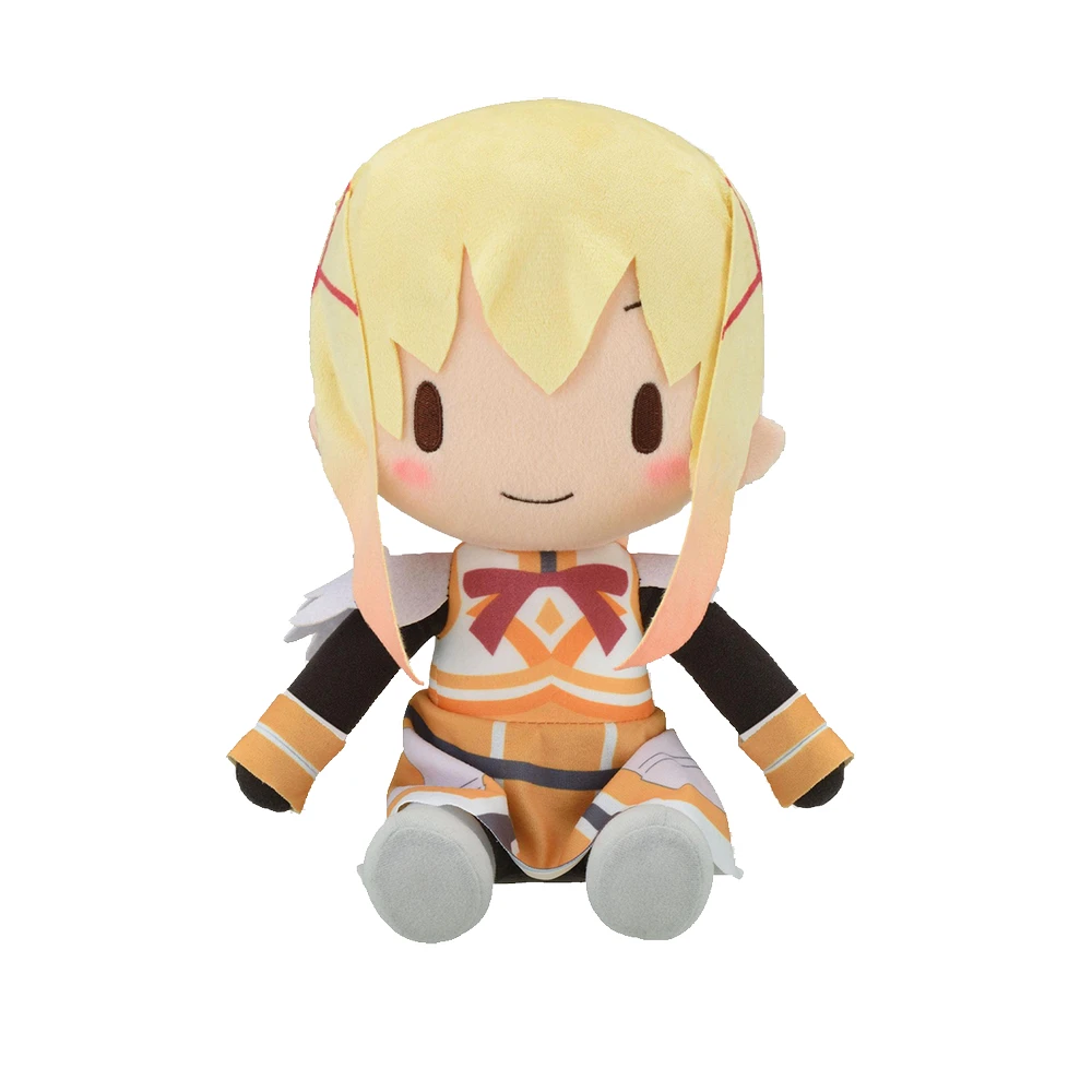 متوفر في المخزون SEGA Fuwa Puchi Nuigurumi Megumin دمية قطيفة كونو Subarashii Sekai Ni Bakuen O! Kawaii الأصلي أنيمي الشكل اللعب الهدايا #4