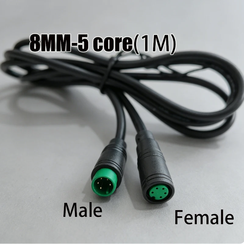 1M M6/M8-2/3/4/5/6-Pin Stecker auf Buchse Julet Elektrisches Verbindungskabel Steckverbinder Roller Bremse Wasserdichtes Signalsensor-Kabel – Detail 21