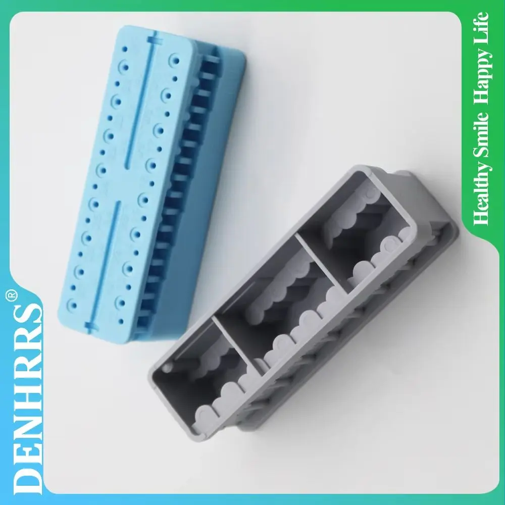 Dental Endo Measuring Ruler Plastic Endodontic Block Files Cleaning Holder Dentist Accessory Tools（DENHRRS IM Store）
