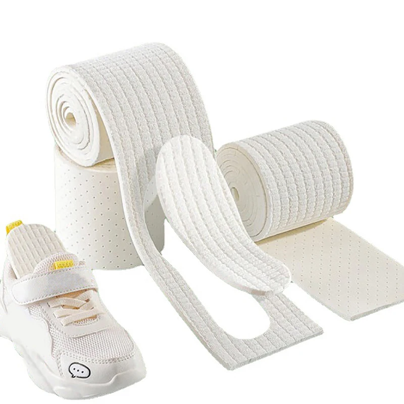 Palmilhas Self-Cut para Sapatos, Macia, Confortável, Desporto, Absorção de Choque, Adulto, Crianças, Palmilha Universal, Sola de Pés, 1 Rolo