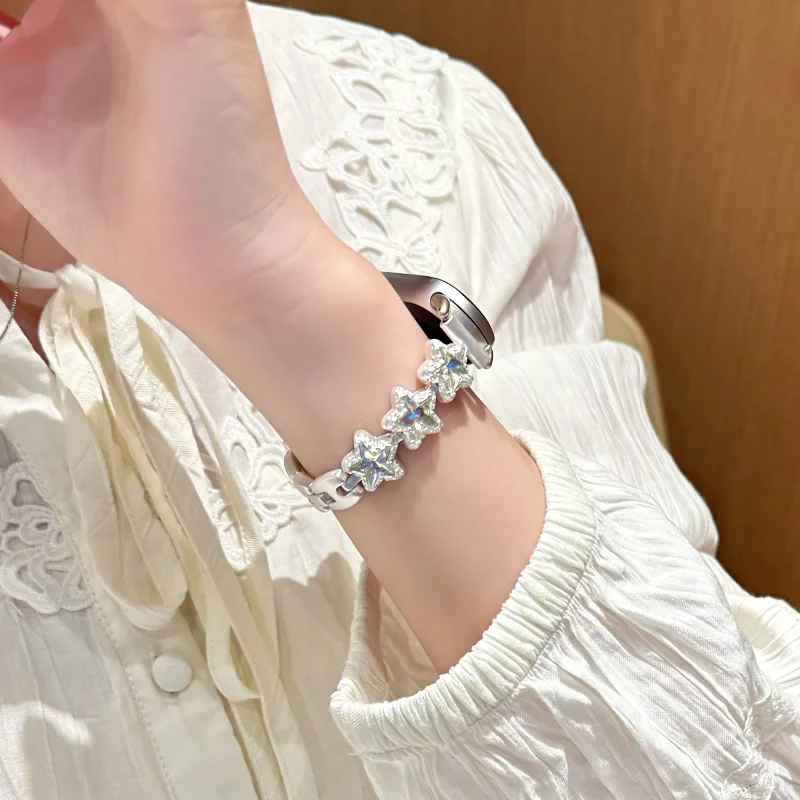 Metal Strap For Xiaomi band 11/10/9/8 Sport Watchband For Xiaomi band 10 Pro/9 Pro/8 Pro Woman Wristband Smartwatch bracelet