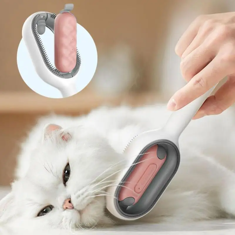 Pet Knot Remover 4 In 1 Dog Matted Hair Remover Universal Double-sided Cat Hair Comb With Water Tank Cat Brush For Cleaning Fur