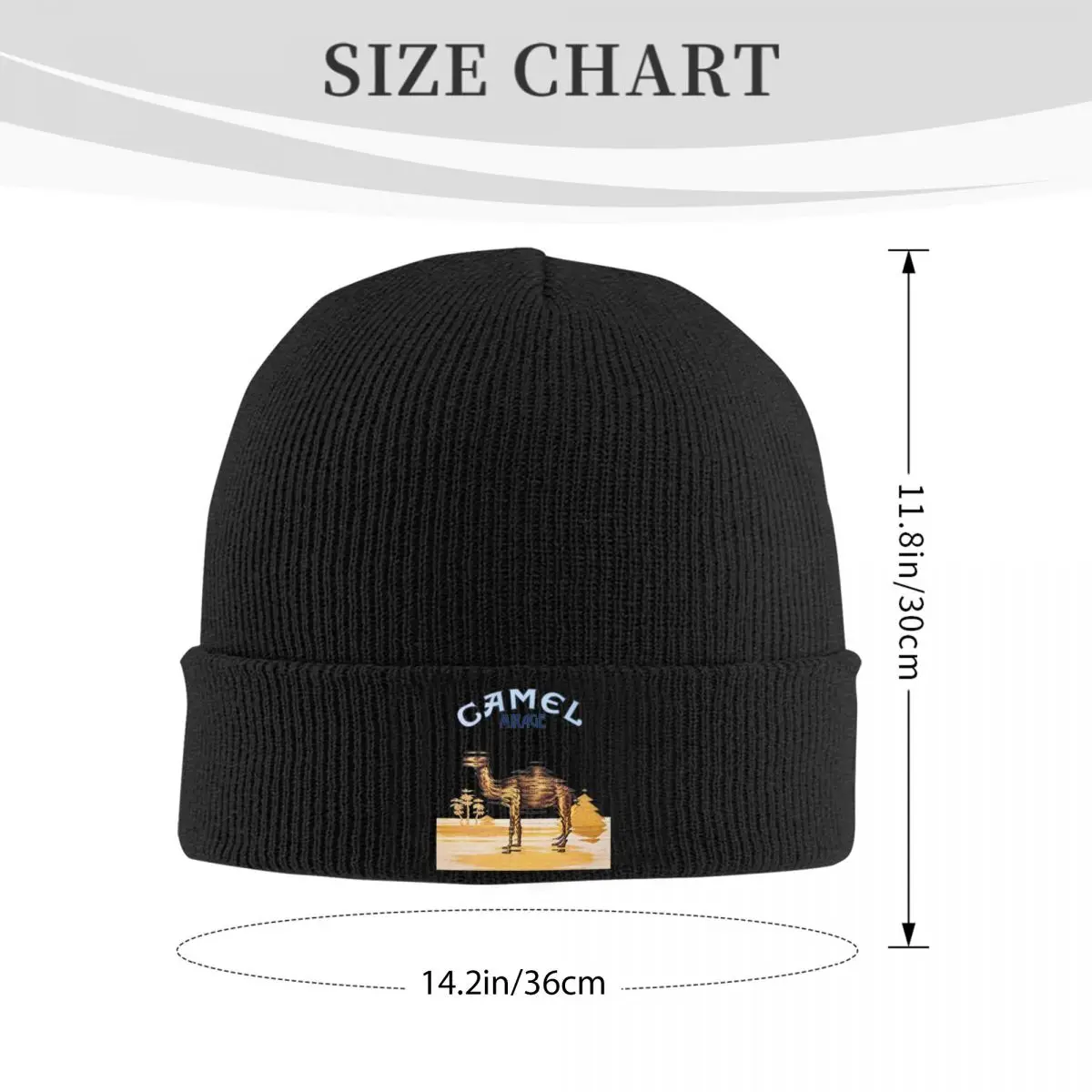 Camel Mirage Band Hat Autumn Winter Beanie Warm Caps Men Women Skullcap