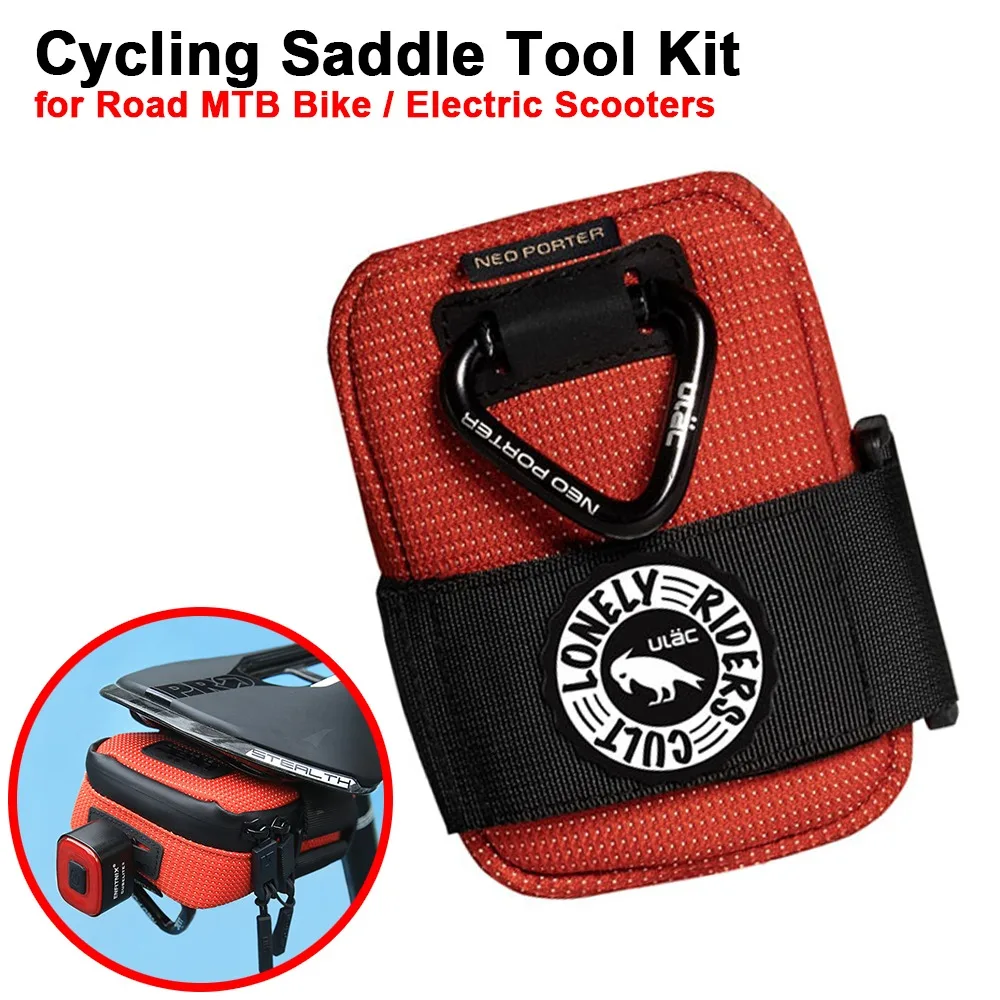 

Cycling Tail Bag 0.5L Lightweight MTB Road Bike Waterproof Saddle Bag Bicycle Wear-resistant Seat Bag with Inside Pocket