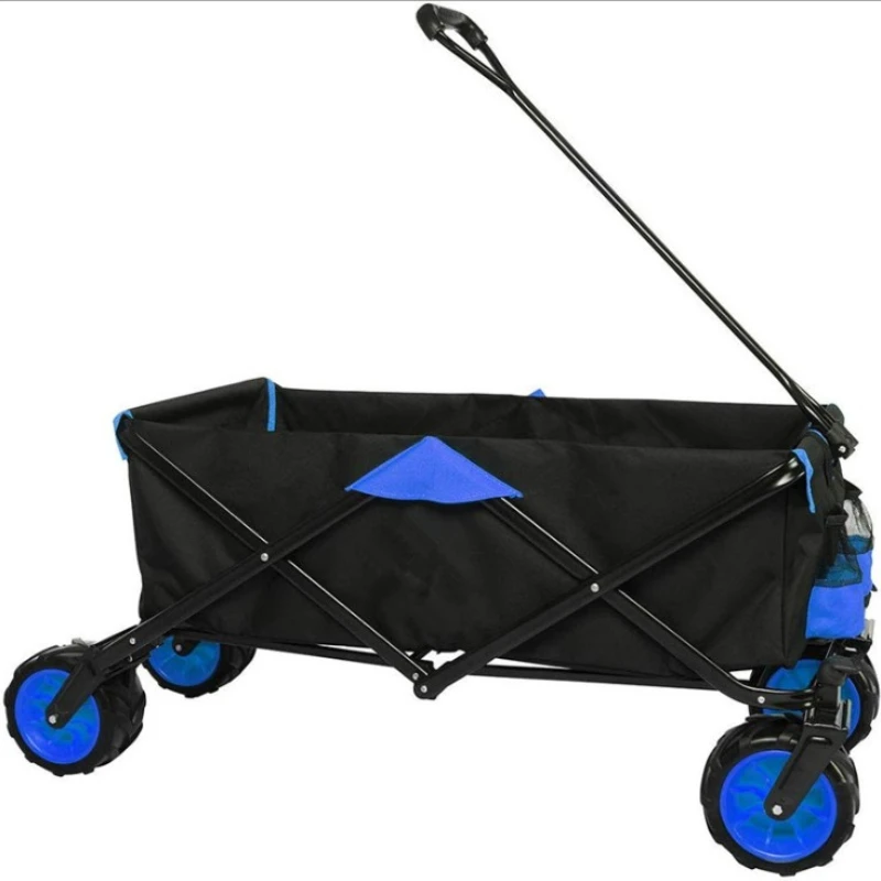 

Portable shopping tour hand luggage cart outdoor camping beach fishing folding camping cart