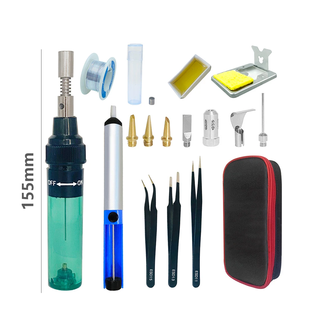 30 Celsius butano portatile saldatore Kit penna bruciatore di saldatura aerografo Gas saldatore Cordless butano strumento di saldatura