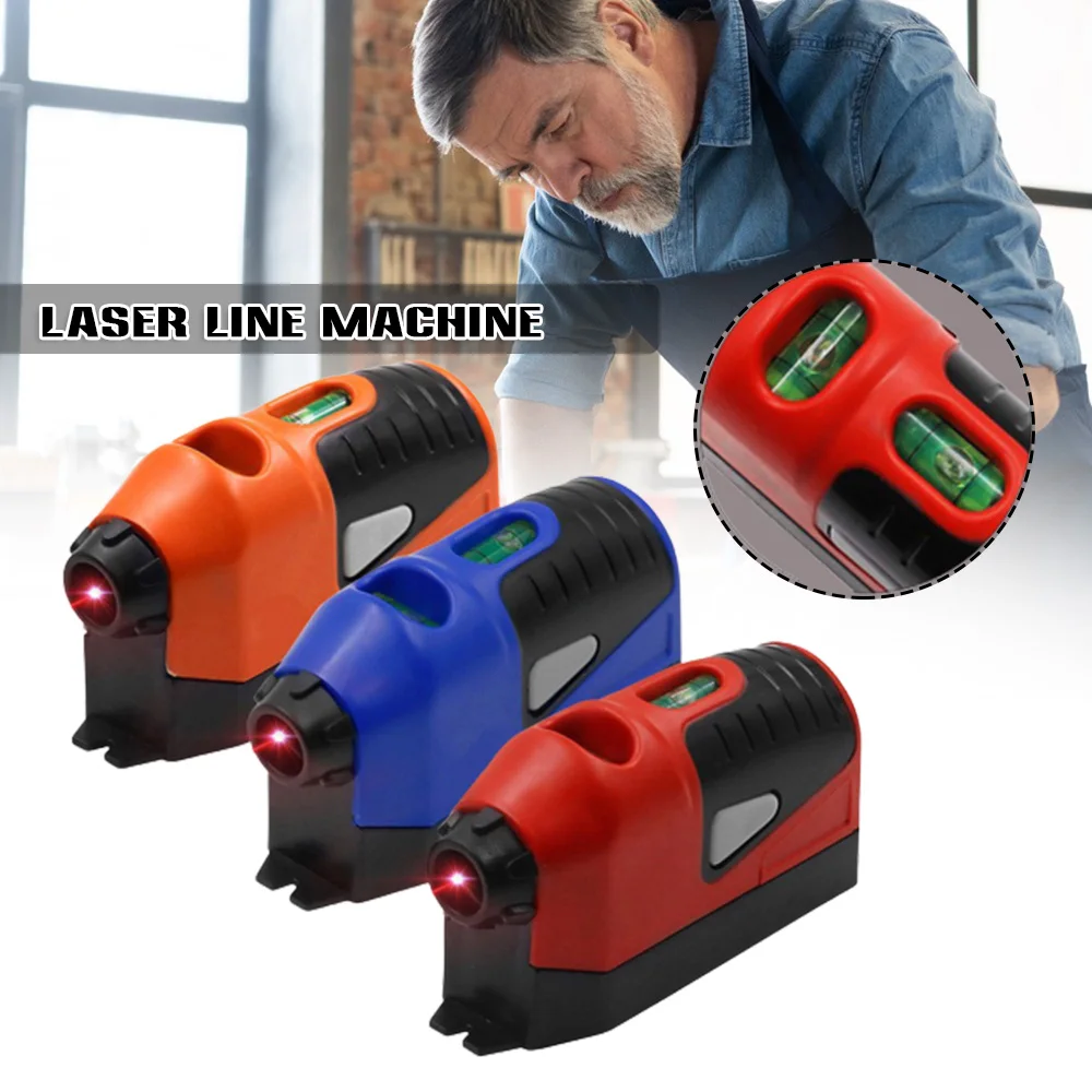 Line Laser Level Portable Battery Powered Laser Level Straight The Laser Guided Level Line Measurement Gauge Tool
