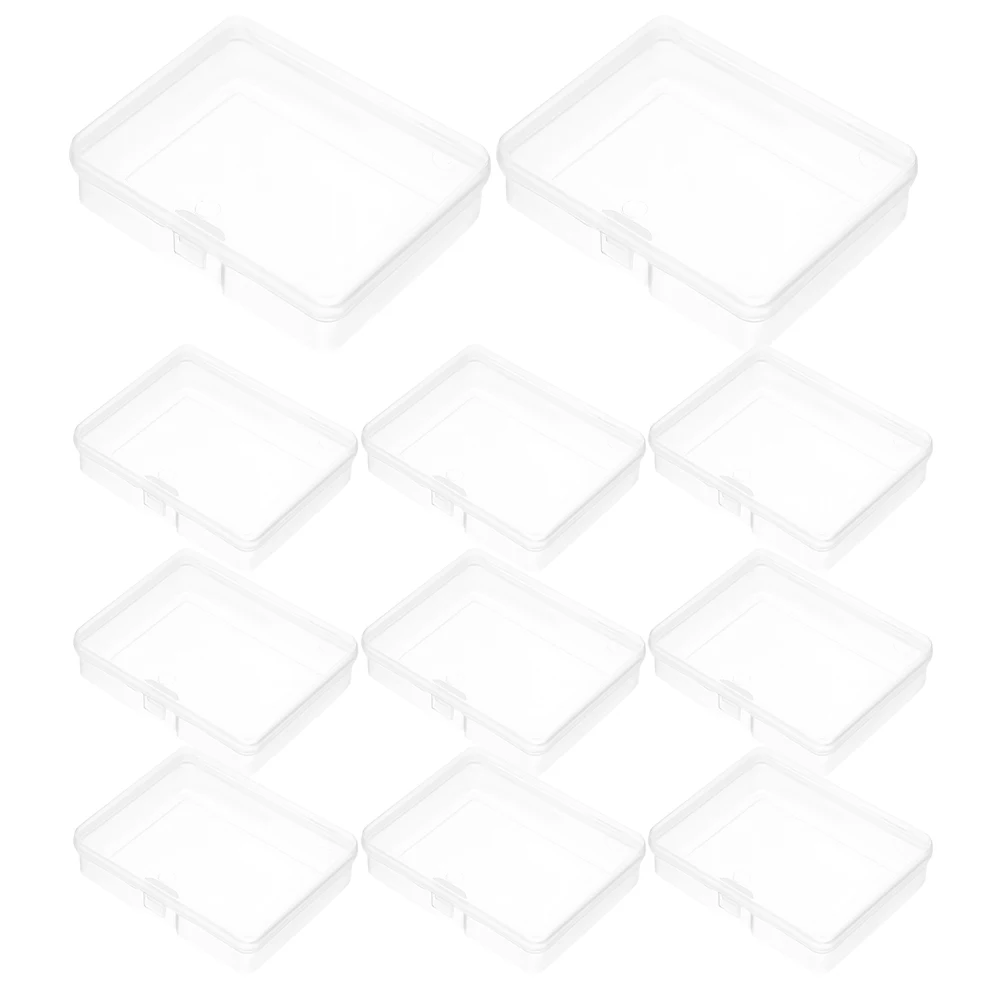 

20 Pcs Plastic Storage Container Organizing Lid Bead Organizer Organizers and Beads Bin with Small Jewelry