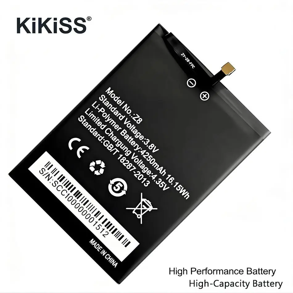 

Высокоэффективный аккумулятор 4250 мАч для мобильного телефона Homtom Zoji Z8 5.0 дюймов MTK6750