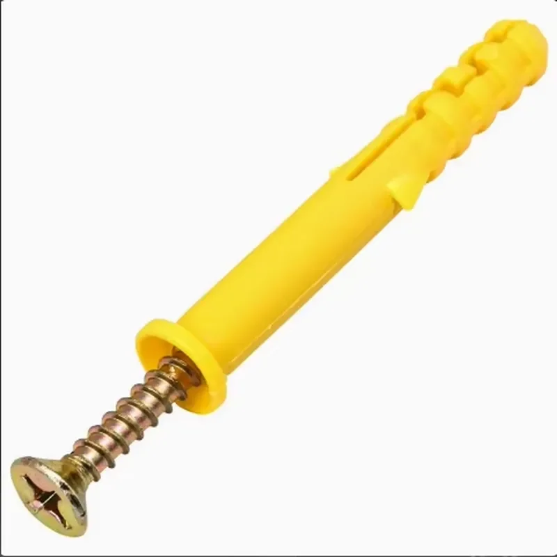 Wholesale Small Yellow Croaker Plastic Expansion Screws, Wall Mounting Nylon Expansion Screws
