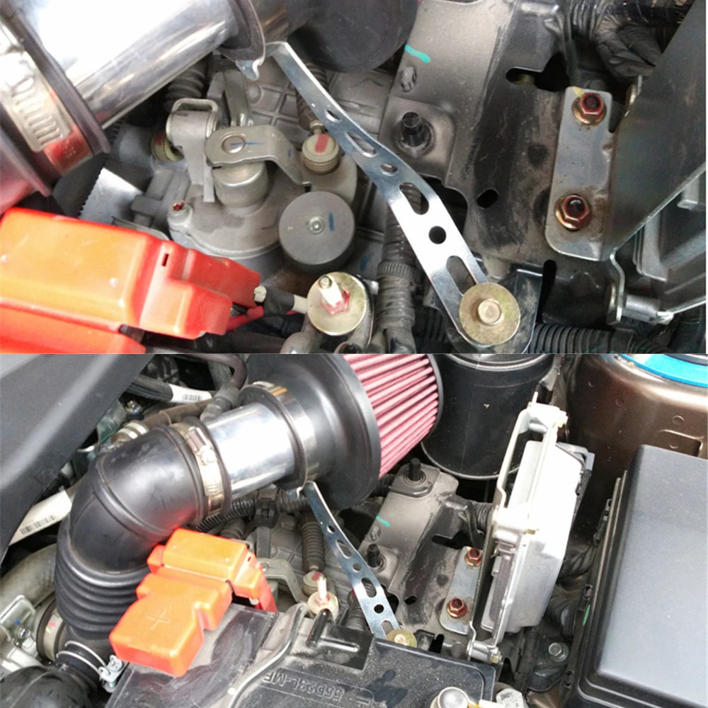 For Air Filter Metal Fixing Bracket Universal For Car Engine Cold Air Intake Induction Pipe Filter Support
