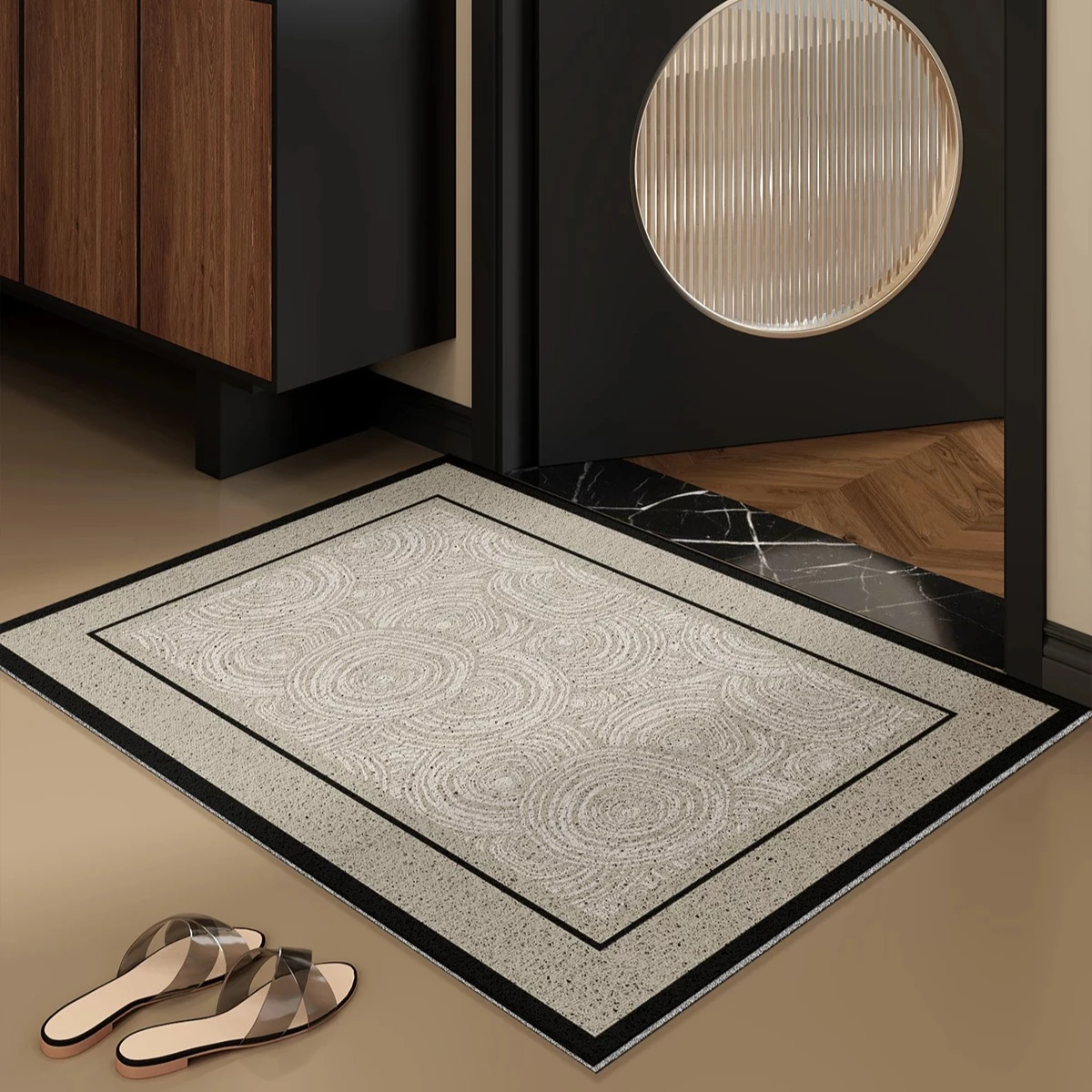New entry door thickened silk ring wear-resistant floor mat non-slip and dirt-resistant high-toughness and high-elastic entrance