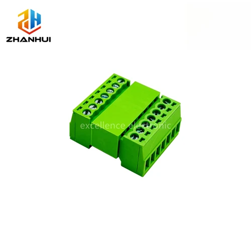 Imagen 2 del producto 2/5/10 Pares 2EDGRK 15EDGRK-2.54mm Bloque de Terminales de Tornillo Aéreo - Conector Macho de 2-12 Pines y Conector Hembra para Cable de 18-26AWG