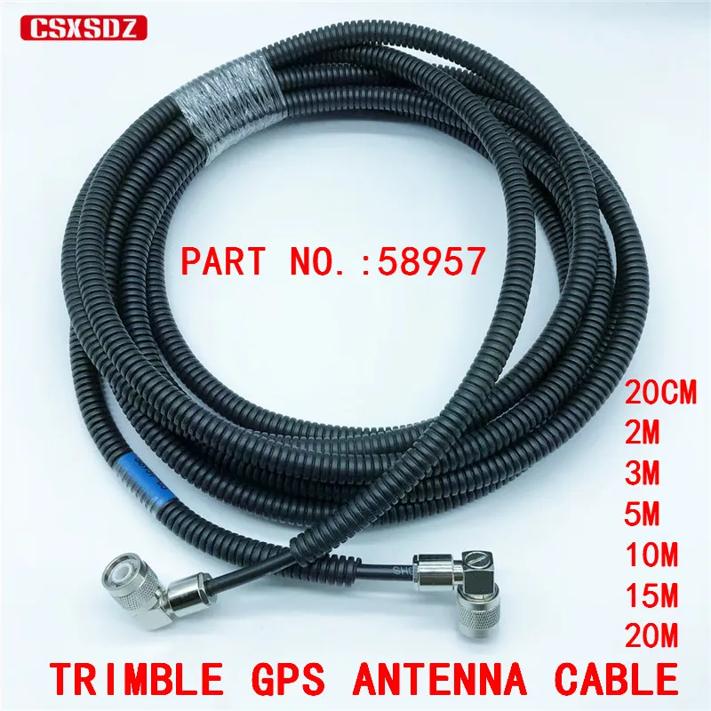 

NEW Trimble GNSS GPS RTK Radio Antenna Cables P/N 58957 TNC/M To TNC/M