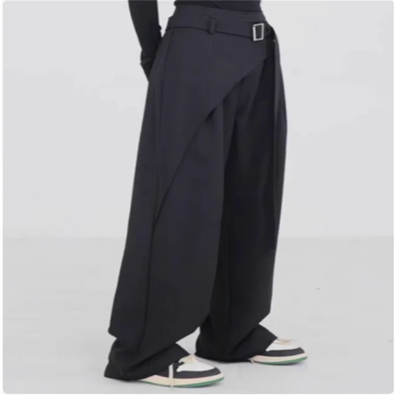 New loose straight leg casual high quality dress pants pants wrinkle resistant custom wide leg pants