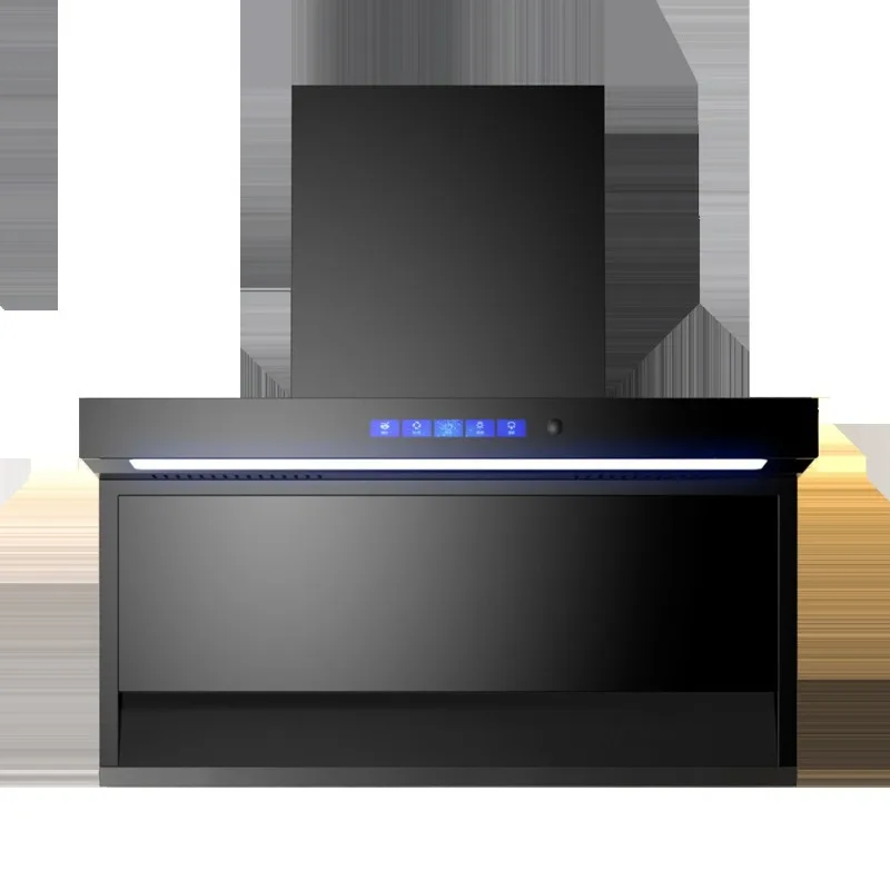 Batch range hood household kitchen large suction top side double suction wall hanging small 7-shaped range hood