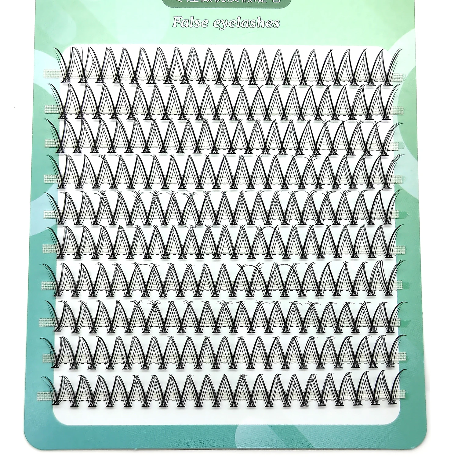 Individual Lashes Extensions 120 Volume Fishtail DIY Cluster Natural Faux Mink False Segmented Eyelashes Bundles Makeup Supplies