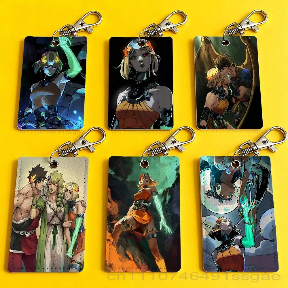 

Hot H-Hades 2 Game Badge Holder Keychain For Bank Business Work Card Holder Student Card Protective Case Bus Card