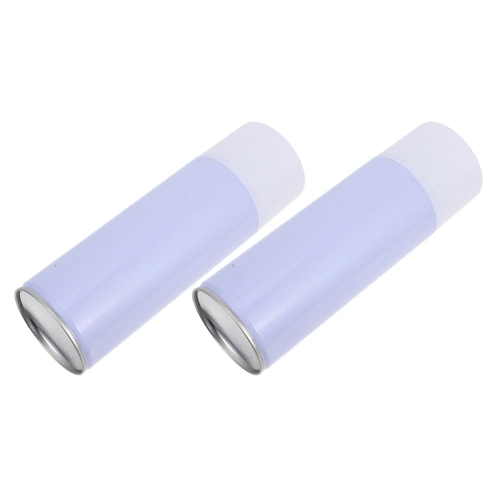 2 Pcs Spray Can Portable Metal Aerosol Container Tinplate Dispenser Packaging Refillable