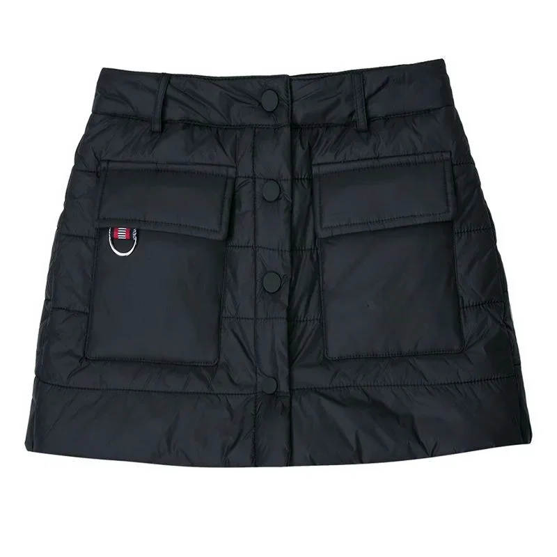 Outono inverno golfe wear feminino 2024 coreano autêntico shorts de golfe cintura alta saia calças nova acolchoada saia de golfe feminino roupas de golfe