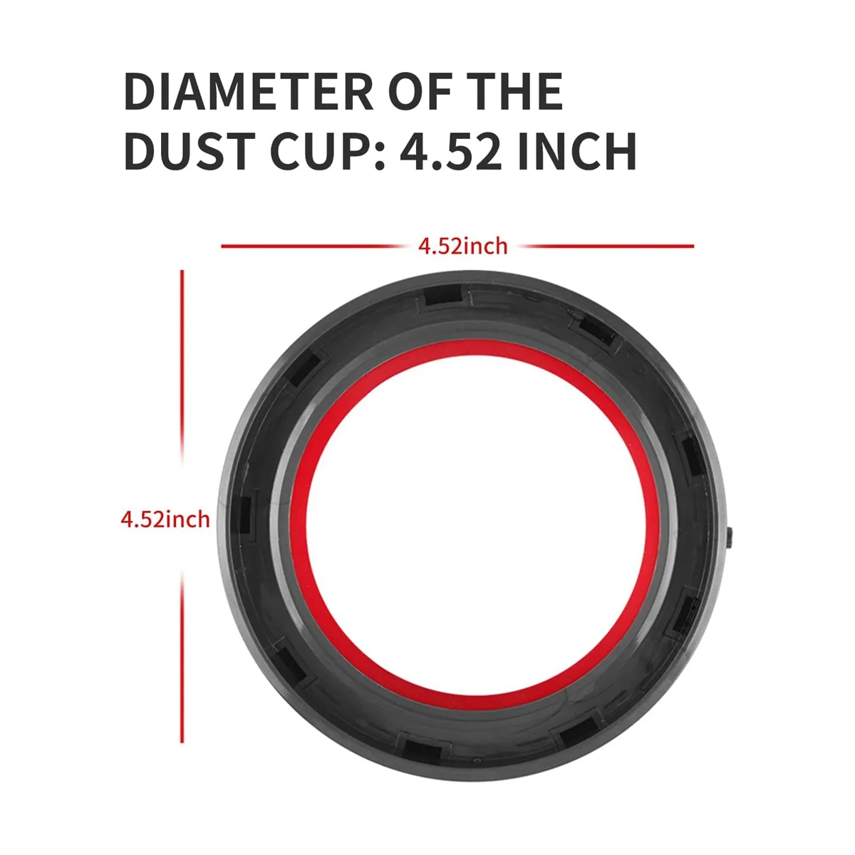 먼지통 상단 고정 씰링 링, 진공 V11 V15 SV14 SV15 SV22, 먼지 컵