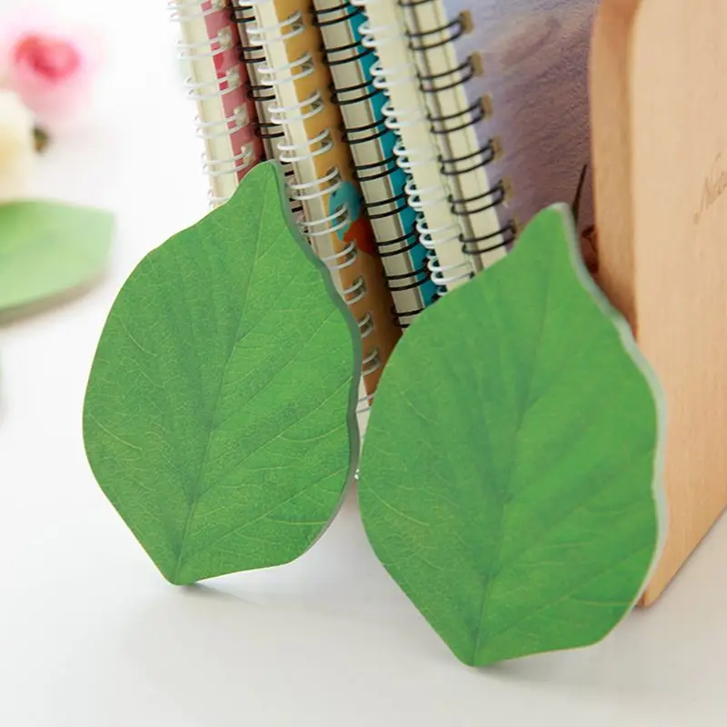 

200Sheets Leaf Shape Sticky Notes Pad-4pcs Realistic Tree Leaf Design Memo Pads,Creative Wishing Note Book,Desk Decoration Gift