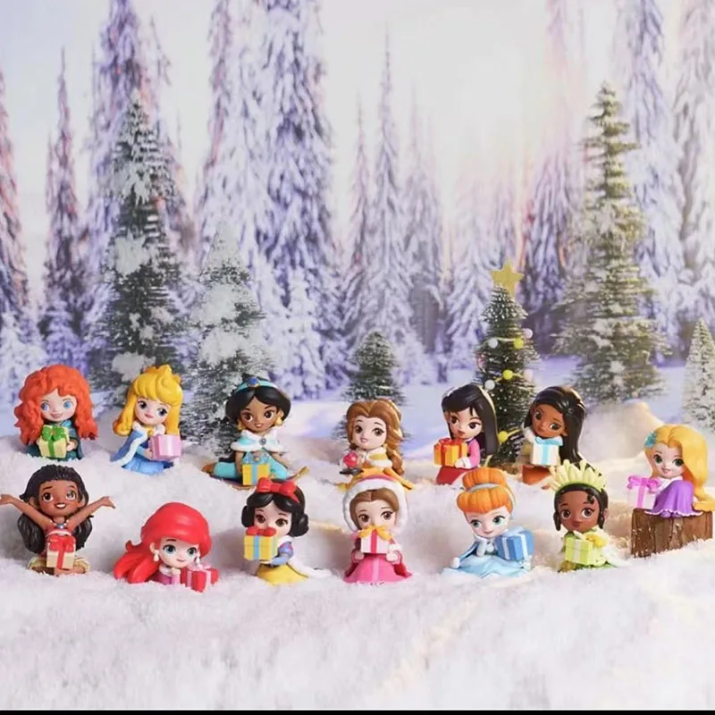 

Princess Warm Winter Gift Series 100% Original Blind Box Toys Guess Bag Mystery Box Mistery Caixa Action Figure Surpresa Cute