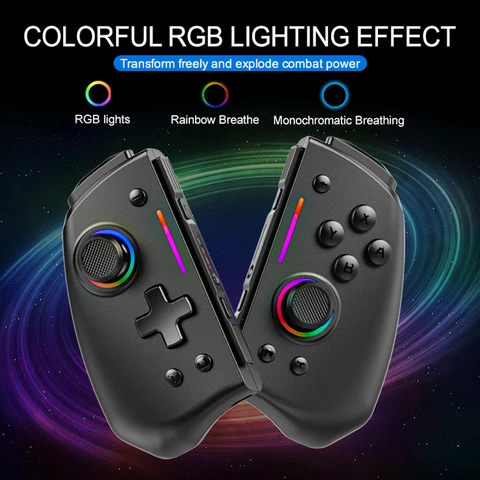 Беспроводной геймпад LinYuvo KS42 с RGB подсветкой для Nintendo Switch — изображение товара