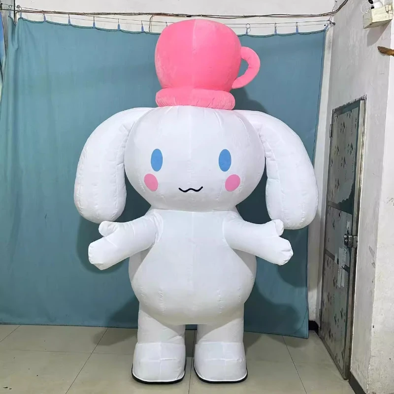 

Disney Miniso Sanrio надувной костюм талисмана корицы Cinnamoroll Walking Dolll одежда карнавальный косплей аксессуары для вечеринок
