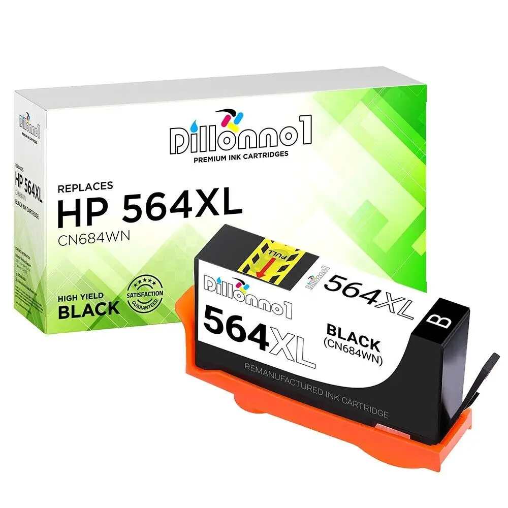 

564XL Black Ink For HP Deskjet 3070a 3520 3521 3522 3526 OfficeJet 4620 4622 AIO