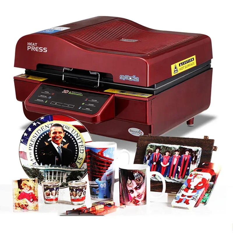 MIDA Brand 3D Sublimation Vacuum Heat Press Machine For Phone Case/ Mug/ Plate/ Glass/ Wood /Rock Photo Printing