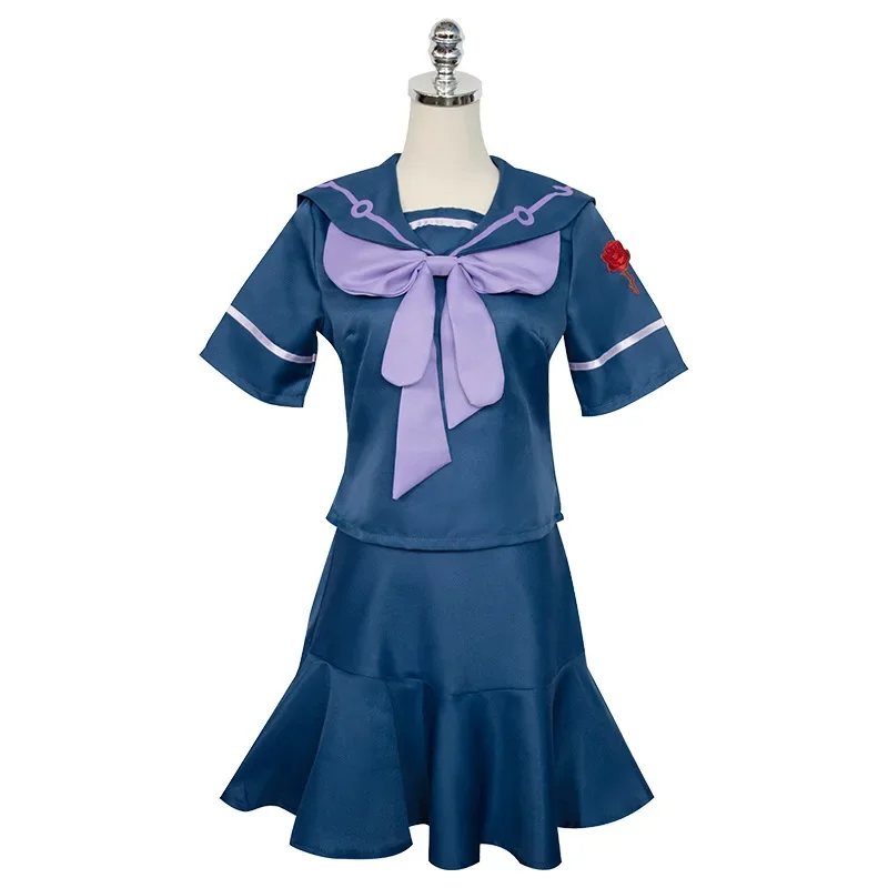 Anime Bizarro Aventura Cosplay Traje para Mulheres, Uniforme JK, Roupas, Saia, Camisa, Acessórios, Yamagishi, Yukako