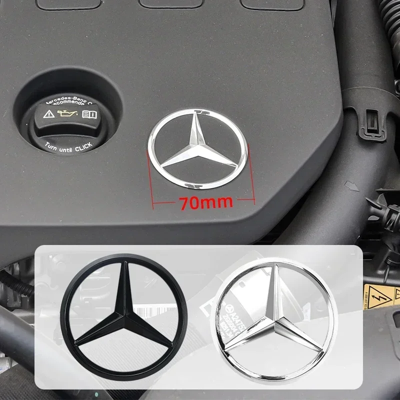 Car Engine logo Hood hood tag Engine Badge For Mercedes W220 W221 W117 W166 W176 W177 W204 W205 W212 W213 GLE CLA GLA GLC GL ML