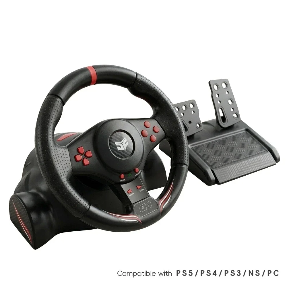 Suitable for PS5/PS4/PS3/Switch/NS2/PC Computer/Android TV Racing Game Steering Wheel