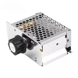 4000W 220V AC SCR Voltage Regulator Dimmer Electric Motor Speed Controller Electronic Volt Regulator Dimmer Thermostat Regulator