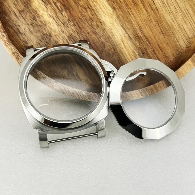 Корпус из нержавеющей стали GMOGAR, 44 мм, минеральное стекло, подходит для механического механизма Pm 1950, матовый ETA6497/6498 Seagull ST3600/3620