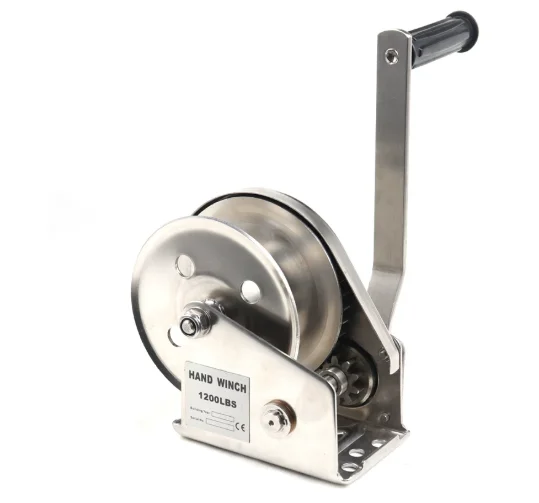 Hand winch 304 stainless steel two-way self-locking small household winch manual winch