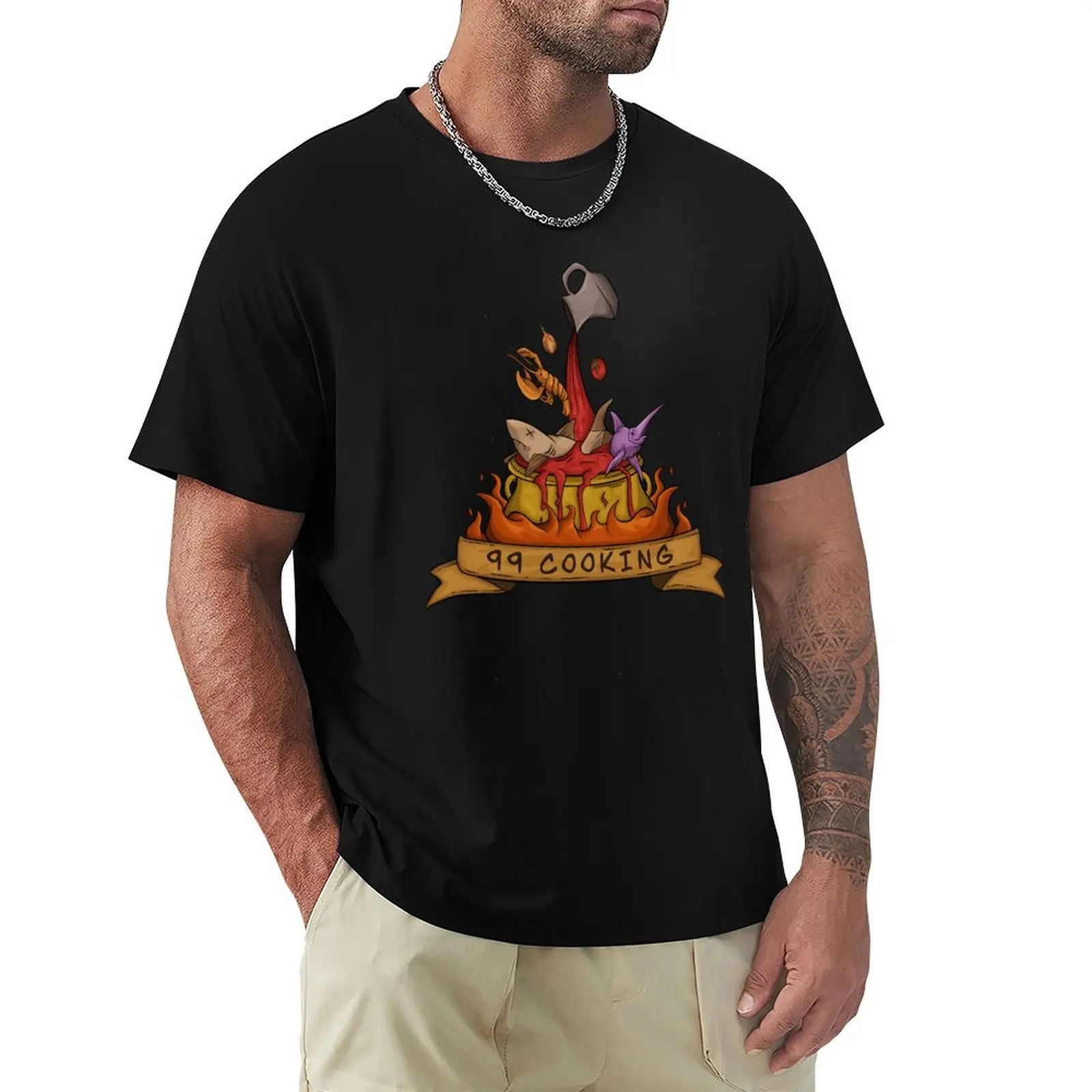 99 Cooking T-Shirt Plus Size Summer Casual T-Shirt