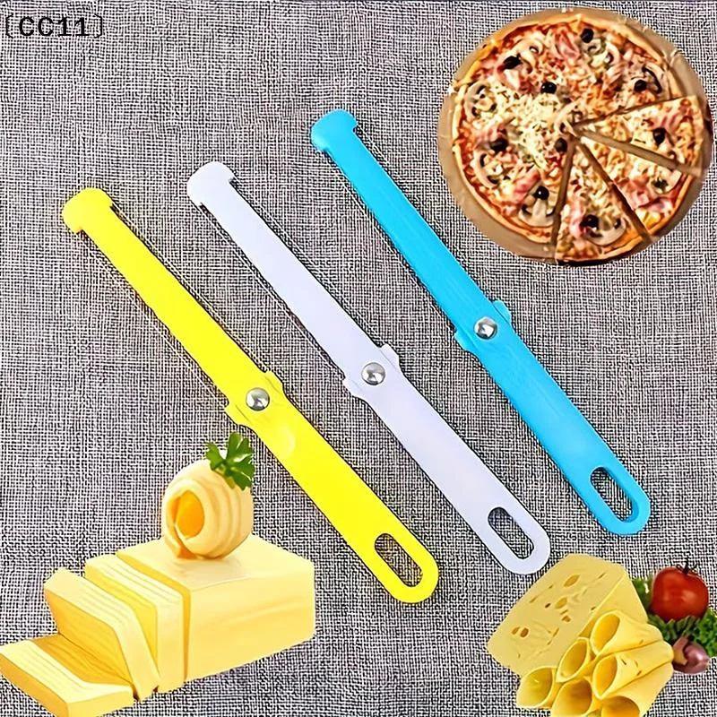 Cheese Cutter Cheese Slicer Pizza Divider Foie Slicer Gras Ultra Thin And Sharp Slices Butter Slicer Home Cooking Use〔CC11〕