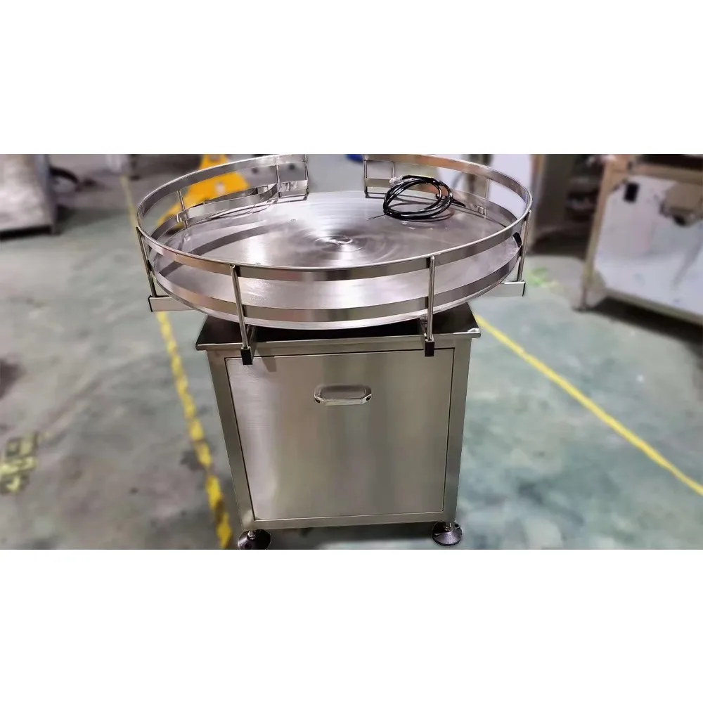 زجاجة التعبئة والتغليف Unscrambler توزيع تراكم طاولة دوارة دوارة القرص الدوار TOTT-1 الكهربائية المقدمة التلقائية