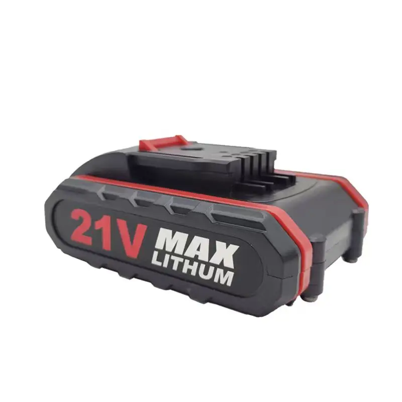 Large Capacity 21V 18650 Lithium Cell Rechargeable Battery Fit Cordless Impact Drill Single Hand Pruning Saw