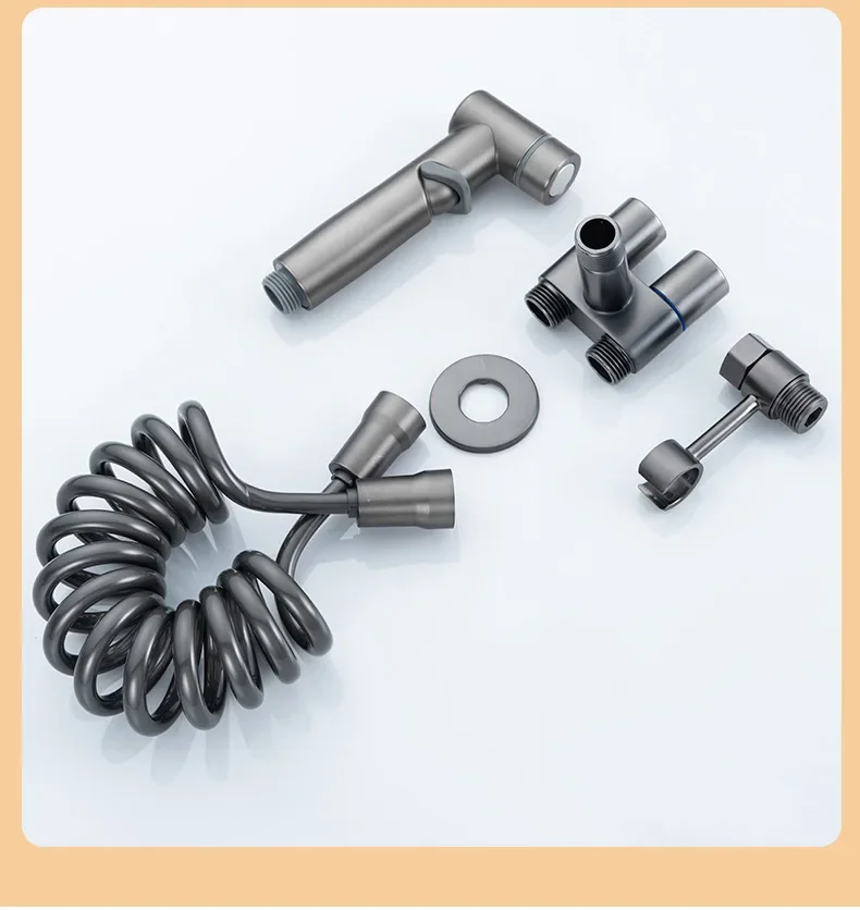 Hygienic Shower for Bathroom Toilet Bidet Shower Head Double Outlet Angle Valve of Bathroom Accessories Bidet Toilet Seat image 6