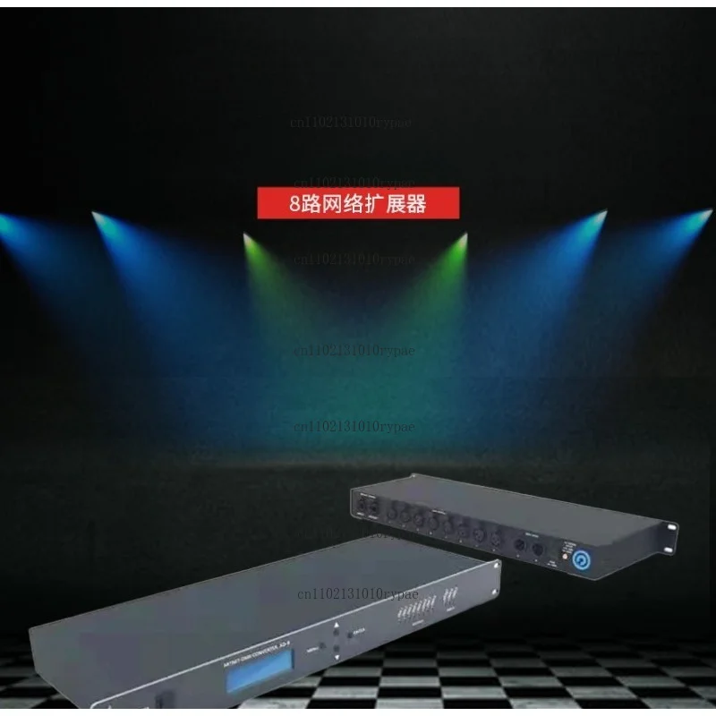 8-channel & 4-channel ART-NET Stage Network Extender for LED Moving Head Beam Light Console