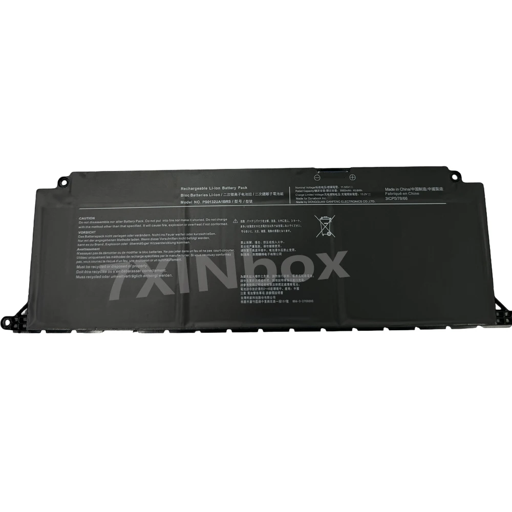 7XINbox New PS0132UA1BRS 11.55V 45.6Wh 3950mAh Laptop Battery For Toshiba dynabook  PS0132NA1BRS 31CP5/78/66