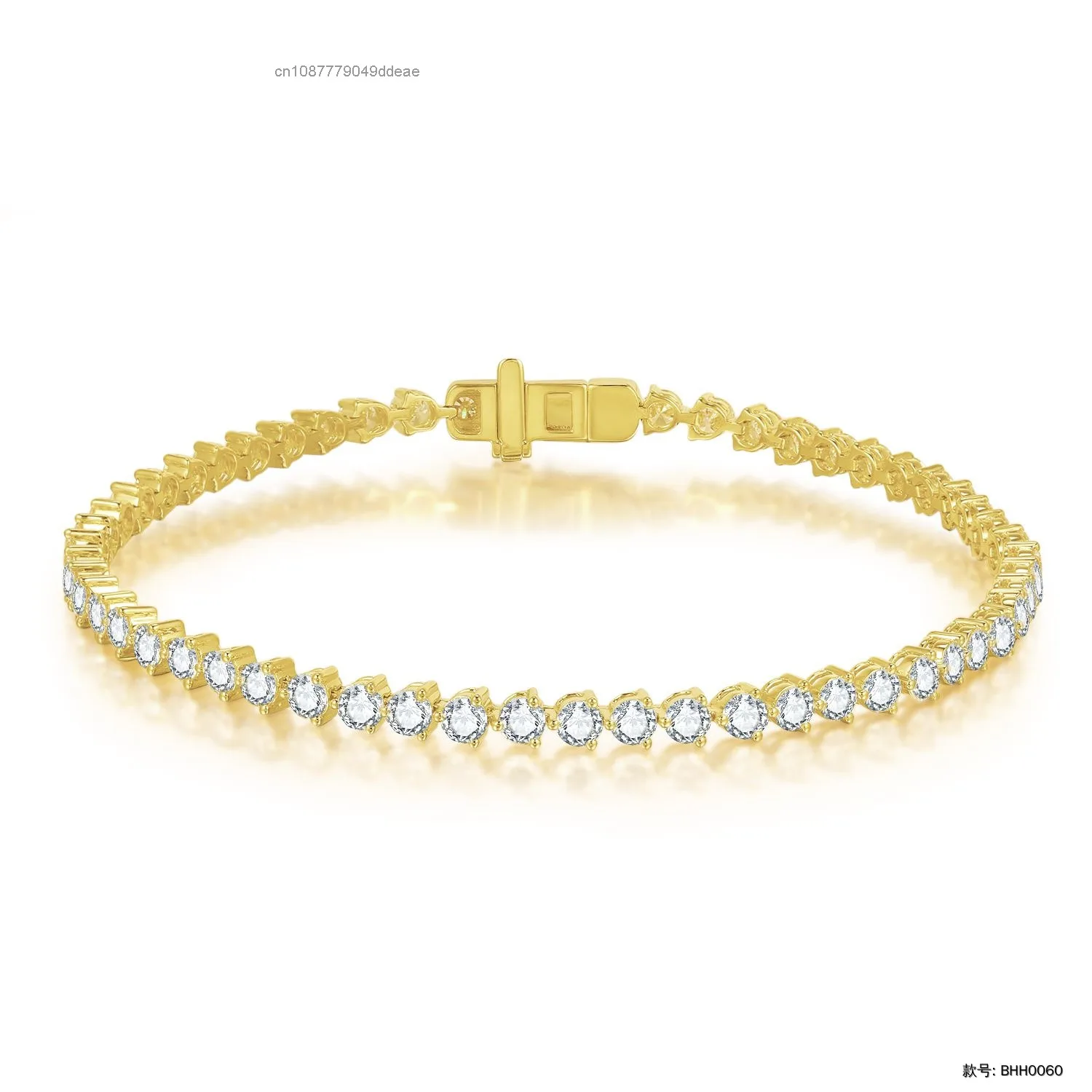 

Пользовательский HPHT Cvd Lab Grown Diamond Теннисный браслет Ожерелье Цепочка 18K 3 мм 4 мм 5 мм Сертификат Igi Gia для женщин