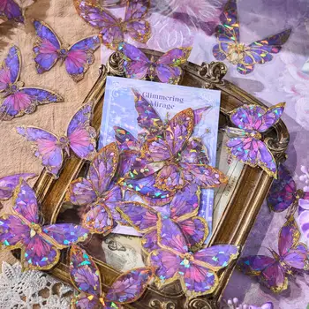 حار ختم فراشة الحيوانات الأليفة الليزر ملصق مضاد للمياه حزمة...