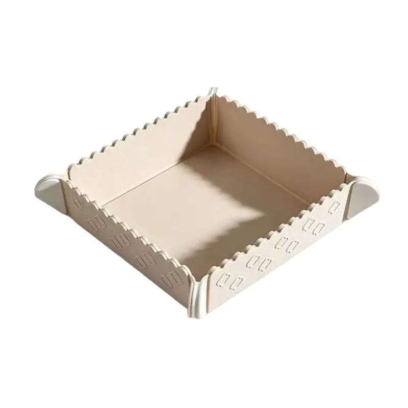 A93E-Portable Chopping Board With Foldable Silicone Mat, Magnetic Feature, Heat-Resistant Trivet,Non-Slip Pad White